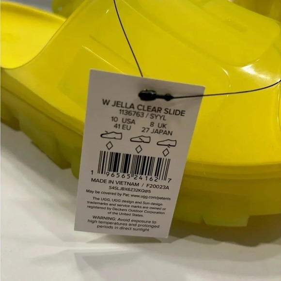 Ugg Women’s Jella Clear Slide Size 10 - Picture 7 of 7